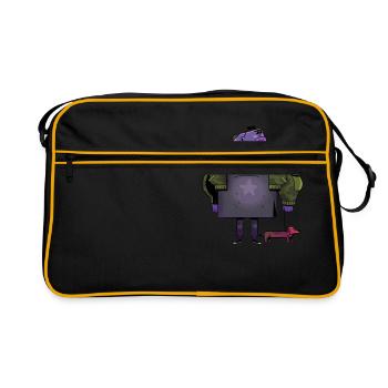 Dude 1 - Retro Bag - black/gold - Front