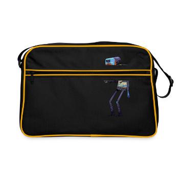 Coffee dude - Retro Bag - black/gold - Front