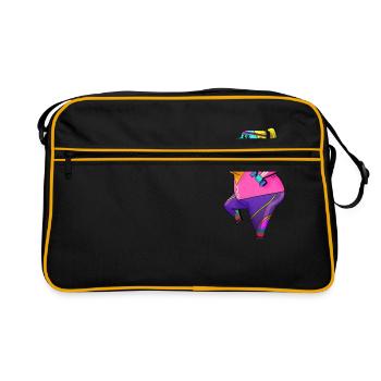 dame Sweaty - Sac Retro - noir/or - Devant