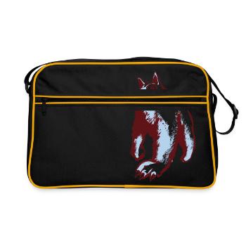 ice monster - Retro Bag - black/gold - Front