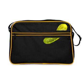 cucumber - Retro Bag - black/gold - Front