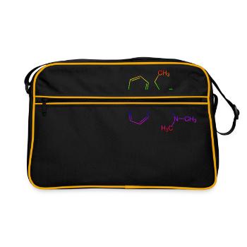 Methadone structural formula - Retro Bag - black/gold - Front