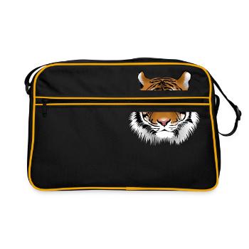 tiger - Retro Bag - black/gold - Front