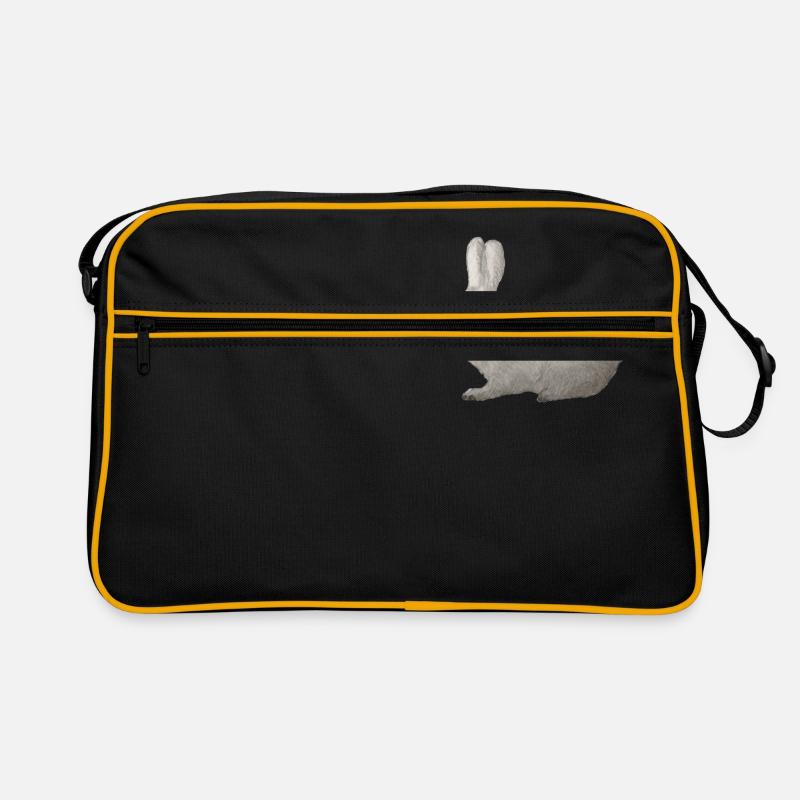 Hase - Retro Tasche - Schwarz/Gold
