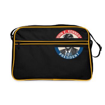 Kennedy For President - Retro Bag - black/gold - Front