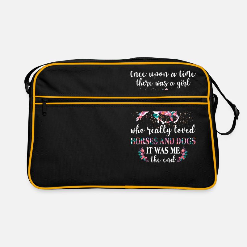 Es war einmal ein Mädchen, das wirklich liebte Retro Tasche