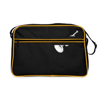 trompette - Sac Retro - noir/or - Devant