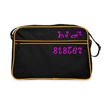 Big Sister - Sac Retro - noir/or - Devant