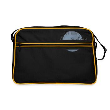 Talentfrei Talentförderung Personal Coaching - Retro Tasche - Schwarz/Gold - Vorne