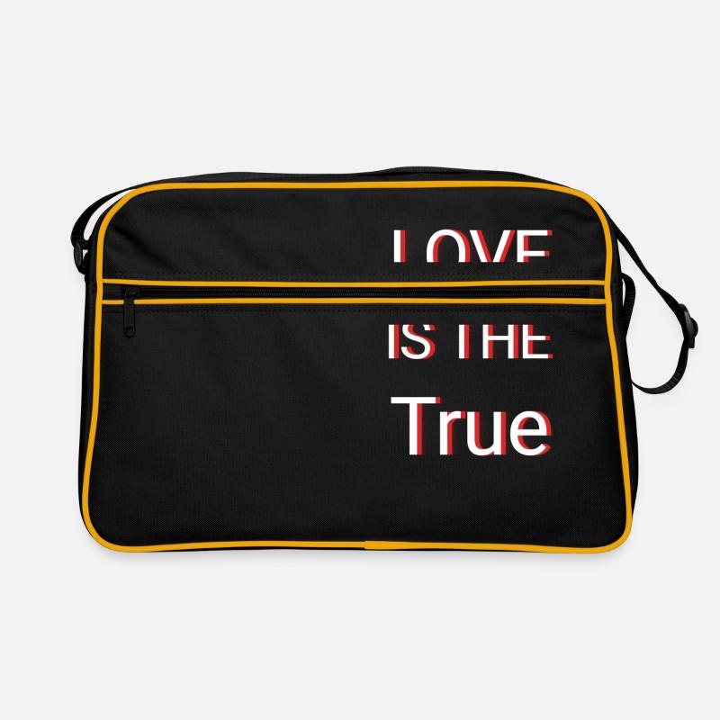 LOVE IS THE TRUE Retro Bag