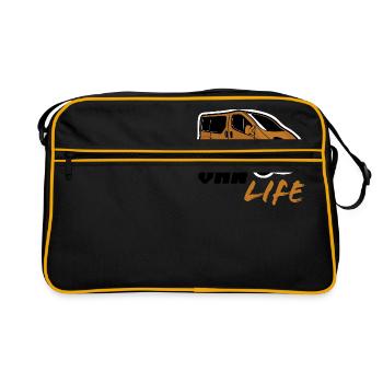Van life - Sac Retro - noir/or - Devant