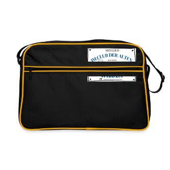 Geboren im besten Jahrgang 1968 - Retro Tasche - Schwarz/Gold - Vorne