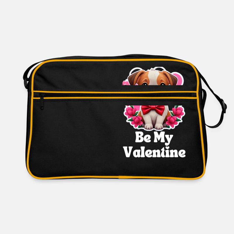 Be My Valentine - Retro Bag - black/gold
