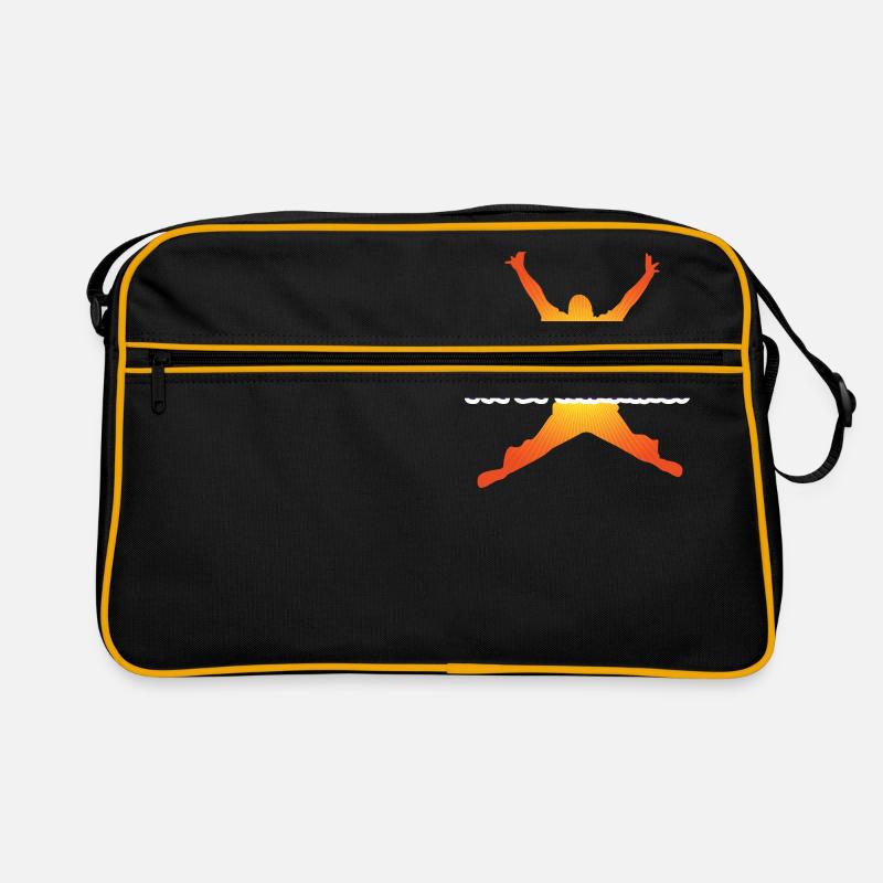 Ich bin nicht bipolar Ich bin Bi-Gewinner! Retro Tasche