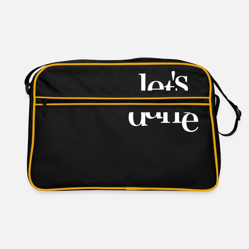 let's dance - white - Danceshirt Retro Tasche