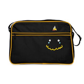 Party mops | colored | little public - Retro Bag - black/gold - Front