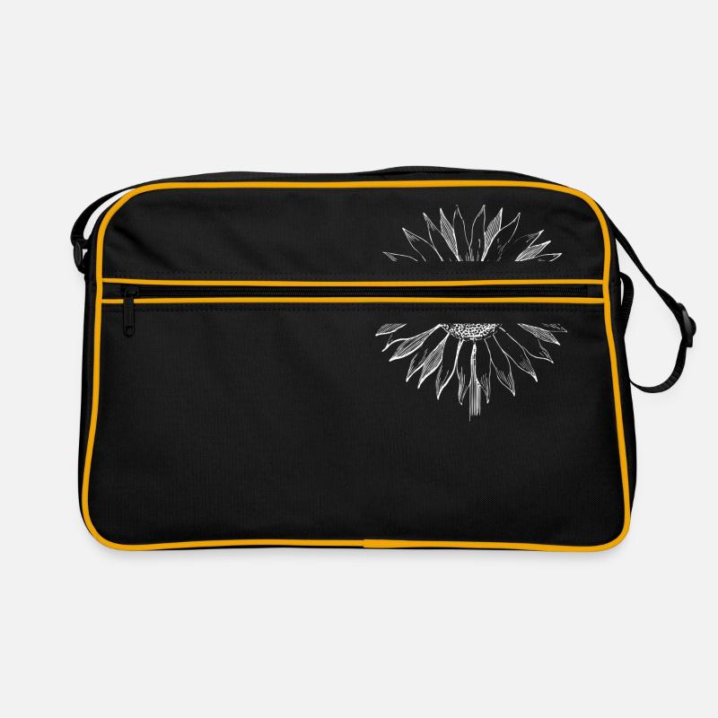 Summer sunflower. Great gift idea! Retro Bag