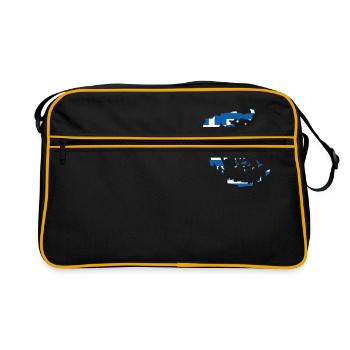 Hellas - Retro Tasche - Schwarz/Gold - Vorne