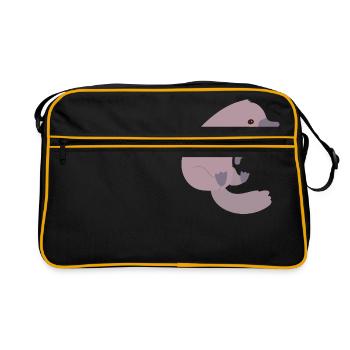 ornithorynque - Sac Retro - noir/or - Devant