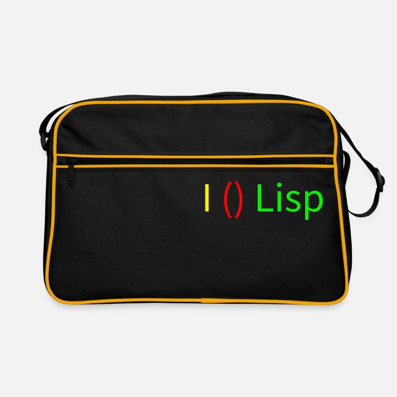 I Love Lisp Retro Tasche
