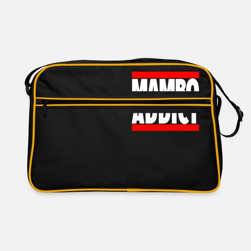 Mambo Addict - Salsa Dance Shirt Retro Tasche