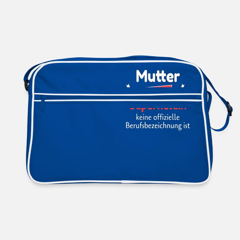 Die Superhelden Mutter Retro Tasche