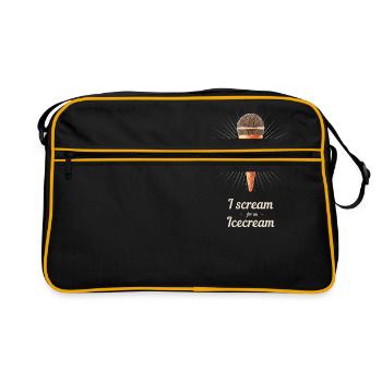 Glace Karaoké musique chanter 60 retro micro band son - Sac Retro - noir/or - Devant