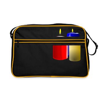 christma s197 - Retro Bag - black/gold - Front