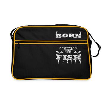 BORN TO FISH born to fishing 1983 - Retro Bag - black/gold - Front