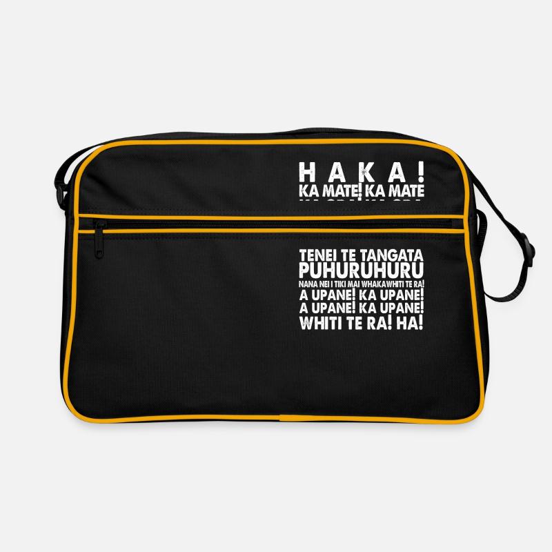 HAKA! Rugby Neuseeland Retro Tasche