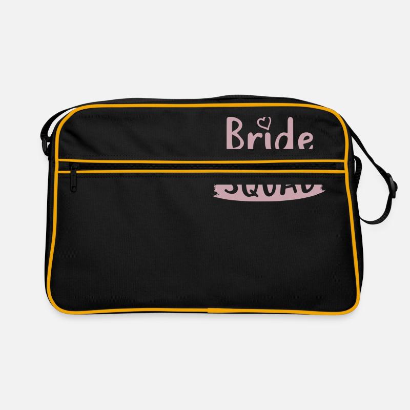Junggessellinenabschied - BRIDE SQUAD Retro Tasche