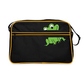 23 vient - Sac Retro - noir/or - Devant
