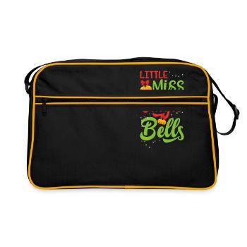 Little Miss Jingle Bells - Retro Bag - black/gold - Front