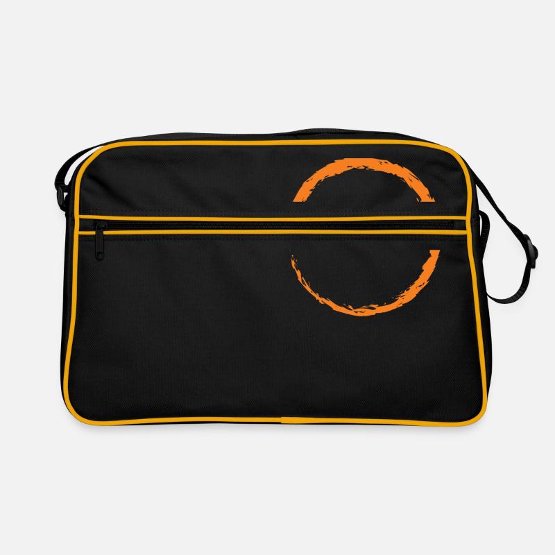 Orange circle Retro Bag