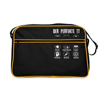 La chemise de compétition d'équitation sucker tournoi parfait - Sac Retro - noir/or - Devant