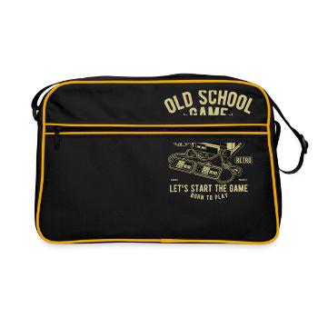 Gamer - Retro Tasche - Schwarz/Gold - Vorne