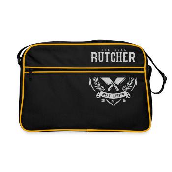 The Real Butcher - Retro Tasche - Schwarz/Gold - Vorne