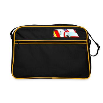 RTW - Retro Tasche - Schwarz/Gold - Vorne