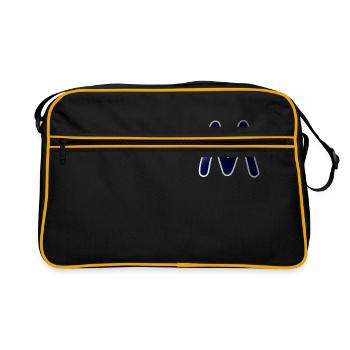 M - Retro Bag - black/gold - Front