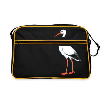 stork - Retro Bag - black/gold - Front