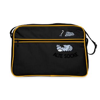 Old sock - Retro Bag - black/gold - Front