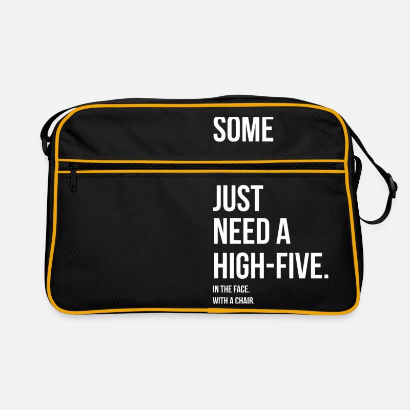 HIGH 5 IN YOUR FACE - HIGH 5 IN DEIN GESICHT Retro Tasche