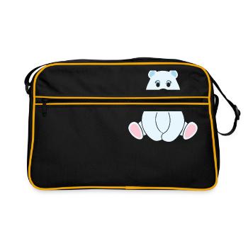 Ours polaire Ours polaire - Sac Retro - noir/or - Devant