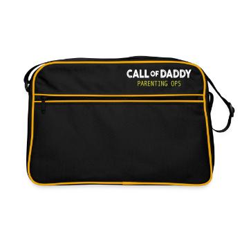 Call of Daddy Parenting Ops - Retro Bag - black/gold - Front