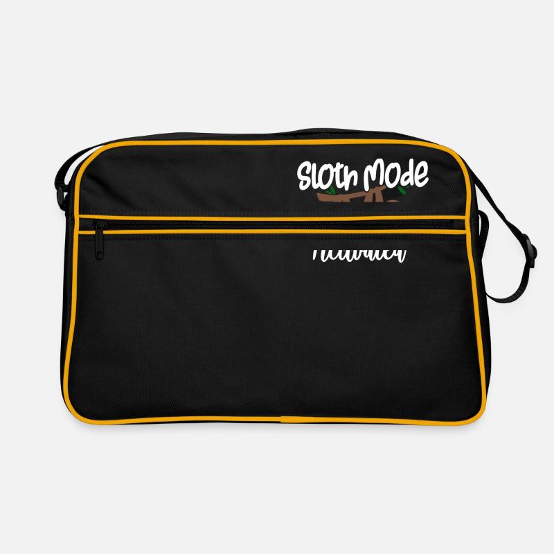 Sloth Lover Sloth Mode Aktiviert Süßes Sloth Geschenk Retro Tasche