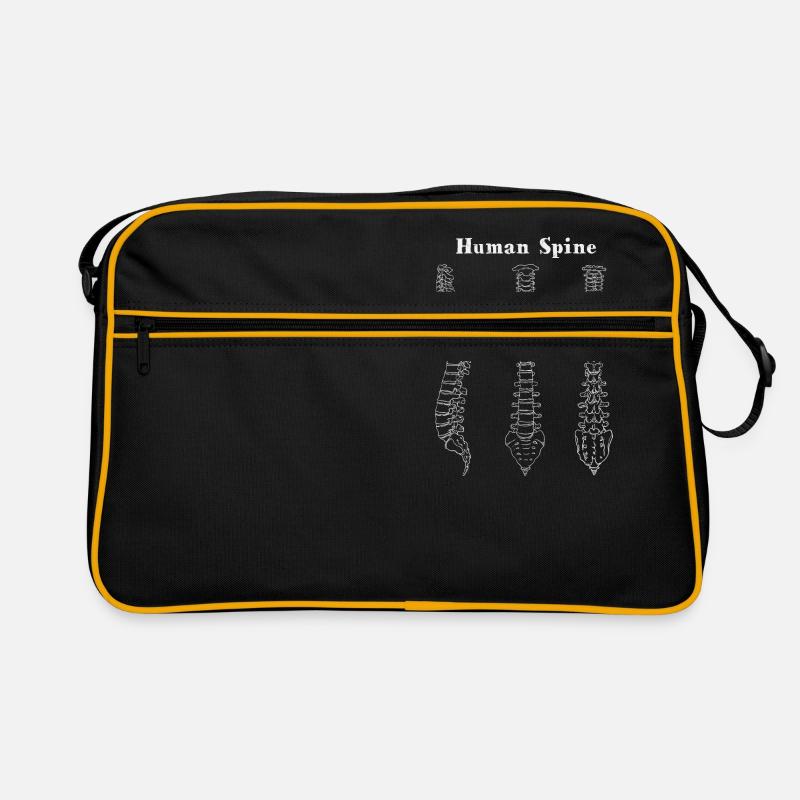 Human Spine Spine Physiotherapist Physio Retro Bag