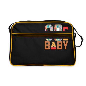 Bébé des années 90 - Sac Retro - noir/or - Devant