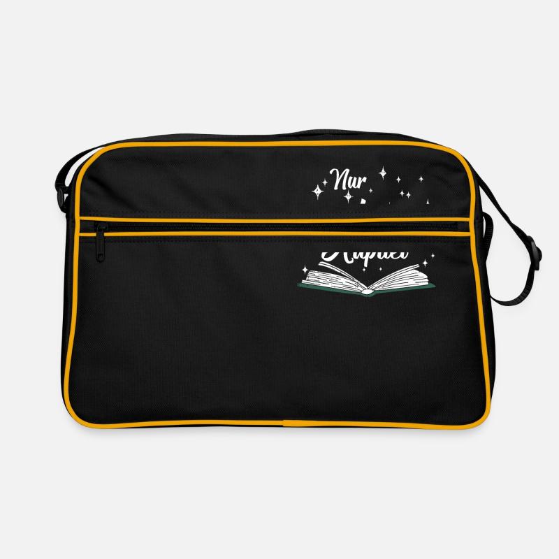 Nur noch ein Kapitel Geschenk Spruch Lesen Bücher Retro Tasche