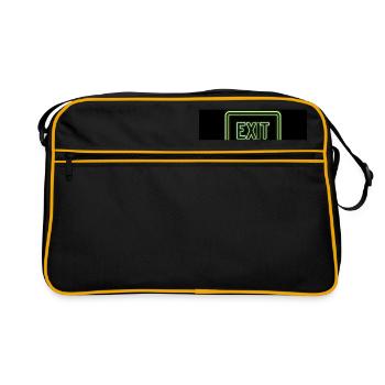 Exit - Retro Bag - black/gold - Front