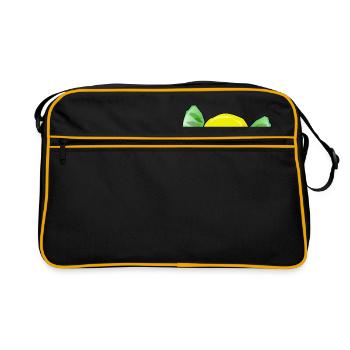 Bonbon - Retro Tasche - Schwarz/Gold - Vorne